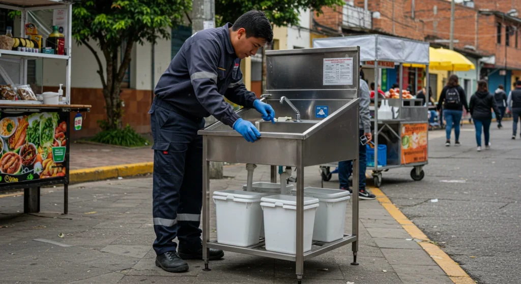 Venta y Mantenimiento de Lavamanos Portátiles para Negocios en Bogotá