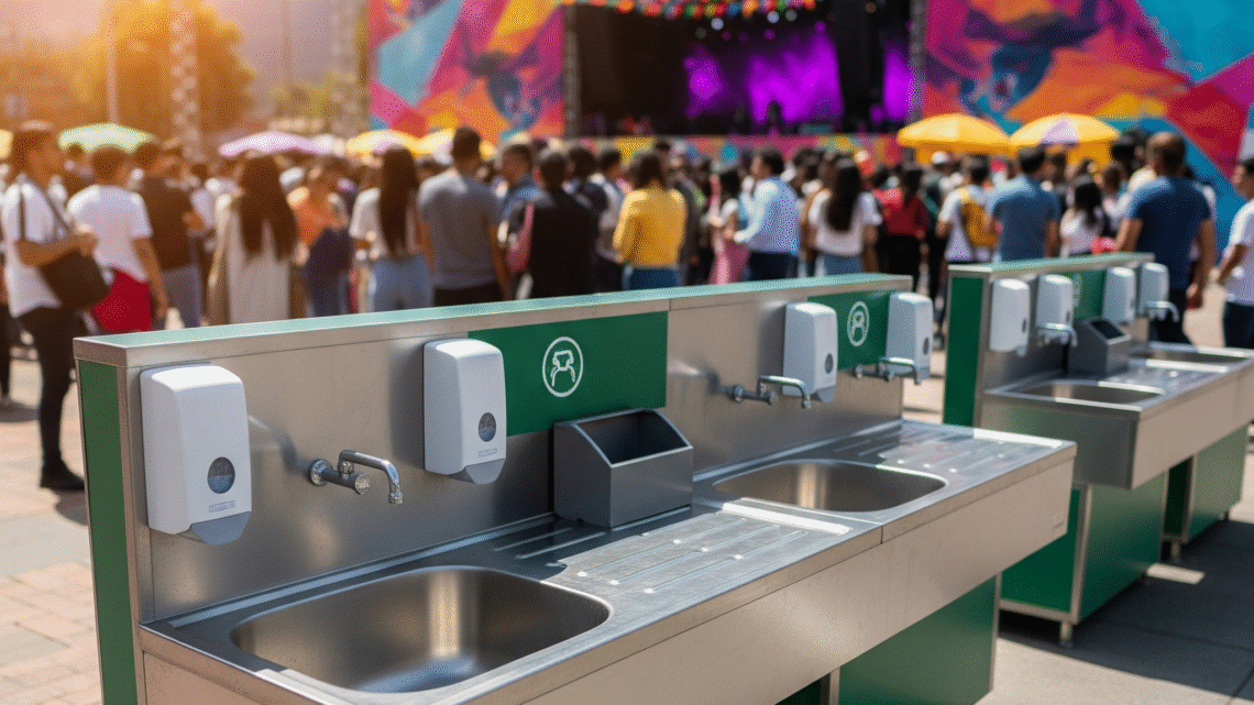 ¿Por Qué los Lavamanos Portátiles son Esenciales en Eventos Masivos en Bogotá?